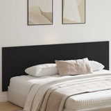 Bed Headboard Black Oak 240 x 1.5 x 80.5 cm Engineered Wood 862085