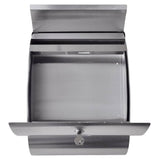Double Mailbox on Stand Stainless Steel 271747