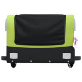 Bike Trailer Black and Green 30 kg Iron 94039