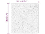 Rug ISTAN High Pile Shiny Look Cream 120x170 cm 375664