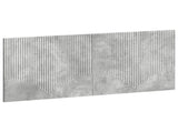 Wall-Mounted Headboard HOORN Concrete Grey Engineered Wood 897408