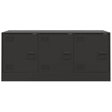 TV Cabinet Black 99x39x44 cm Steel 841643
