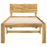 Single Bed Frame with Headboard ROSTOCK White 100 x 200 cm 903460