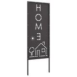 Garden Privacy Screen Black 50 x 140 cm Cold-rolled steel 876336