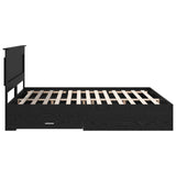 Bed Frame with Drawer with Headboard Manual Engineered Wood 3410290