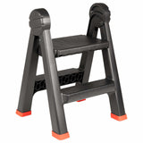 Ladder Folding Black and Red 46 x 30 x 63 cm PP and Elastomer 42033392