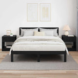 End Table 2 pcs Black Oak 40.5 x 40 x 45 cm Engineered Wood 890915