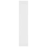 Bookcase White 40x30x152 cm Engineered Wood 857876