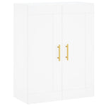 Highboard White 69.5x34x180 cm Engineered Wood 3199993