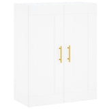 Highboard White 69.5x34x180 cm Engineered Wood 3199993