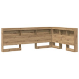 Storage Headboard Artisan Oak Engineered Wood 3335484