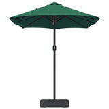 Garden Parasol Green 385 x 209 x 244 cm Polyester 42003284