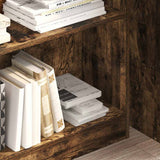 Bookcase Smoked Oak 80x24x109 cm Engineered Wood 857839