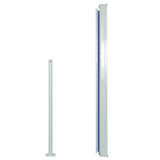 Patio Retractable Side Awning 100x500 cm Blue 48384