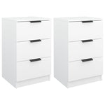 Bedside Cabinets 2 pcs White 40x36x65 cm 811269