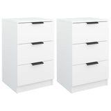 Bedside Cabinets 2 pcs White 40x36x65 cm 811269
