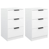 Bedside Cabinets 2 pcs White 40x36x65 cm 811269