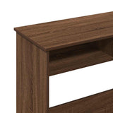 Desk Brown Oak 80x40x75 cm Engineered Wood 860478