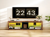 TV Stand Cabinet with LED Lights and Remote Control for TVs up to 65", Entertainment Centre with T3398P377891