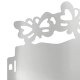 Lawn Edgings 30 pcs Silver 103 x 0.05 x 22 cm Galvanised Steel 874824