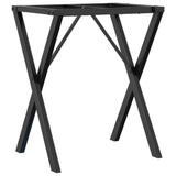 Dining Table Legs X-Frame 60x40x73 cm Steel 357906