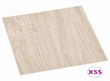 Flooring Planks 5.11 m 55 pcs PVC White and Wood Color 42046333