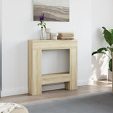 Fireplace Surround Sonoma Oak 81x18x82 cm Engineered Wood 854600