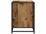 Bathroom Cabinet Old Wood 65 x 33 x 60 cm Engineered Wood 883634