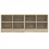 Bed Cabinet 2 pcs Sonoma Oak 66 x 33 x 48 cm Engineered Wood 893725