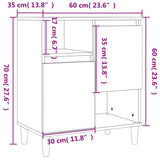 Sideboards 3 pcs Concrete Grey 60x35x70 cm Engineered Wood 3185739