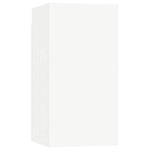 7 Piece TV Cabinet Set White Engineered Wood 3078672