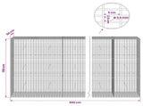 Gabion with 3.5 mm Wire and 5x2.5 cm Mesh 950x50x150 cm 3461893