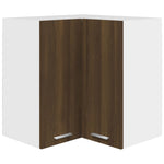 ZNTS Hanging Corner Cabinet Brown Oak 57x57x60 cm Engineered Wood 815599