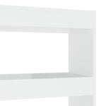 Book Cabinet/Room Divider High Gloss White 100x30x135 cm 811760