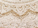 Area Rug Braided Jute Printed 180 cm Round 343587