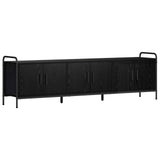 TV Cabinet 167.5 x 33 x 50 cm Black Oak Engineered Wood 8013746