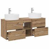 Bathroom Cabinet Set 3 pcs Artisan Oak 49.5 x 44.5 x 65 cm 3405882