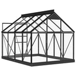 Greenhouse Replacement Frame Anthracite 155x103x191 cm Aluminium 316506