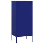 ZNTS Storage Cabinet Navy Blue 42.5x35x101.5 cm Steel 336181