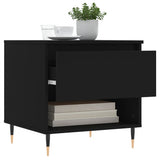 Coffee Tables 2 pcs Black 50x46x50 cm Engineered Wood 830895