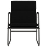 Lounge Chair Black 55x64x80 cm Fabric 351344