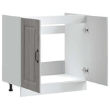 Sink Base Cabinet Kalmar Grey Sonoma 80x46x81.5 cm Engineered Wood 853453