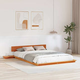 Bed Frame Brown 160 x 200 cm Wood 872394