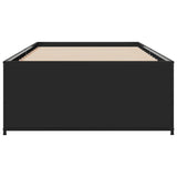 Bed Frame without Mattress Black 90x190 cm Single 845246