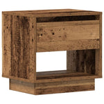 ZNTS Bedside Cabinet 2 pcs Old Wood 45x34x45 cm Engineered Wood 863334