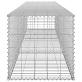Gabion Wall with Covers Galvanised Steel 300x50x50 cm 143591