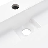 Wash Basin 100x46x11 cm Mineral Cast/Marble Cast White 144066