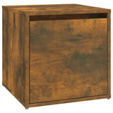Hallway Furniture Set Smoked Oak Engineered Wood 3120200