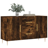 Sideboard Smoked Oak 100x36x60 cm Engineered Wood 828161