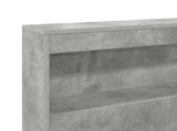 Storage Headboard Concrete Grey 160 cm Engineered Wood 3335504